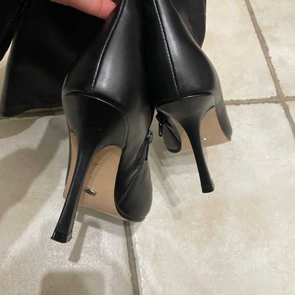 Revolve Tony Bianco Havana Calf Boot Leather Stiletto Heel Square
Toe Venice 7.5 - Picture 10 of 13